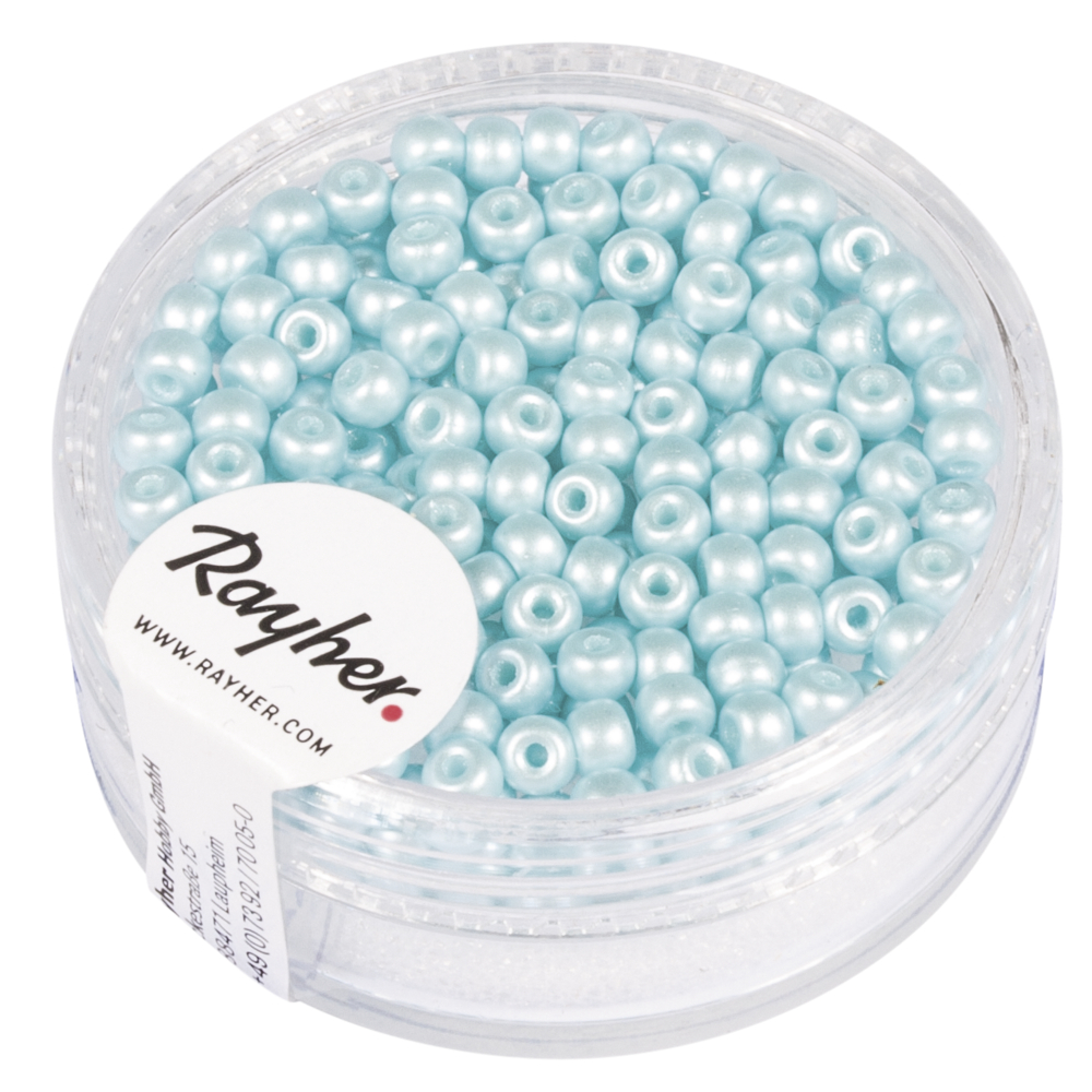 Rocailles 3 mm zartblau