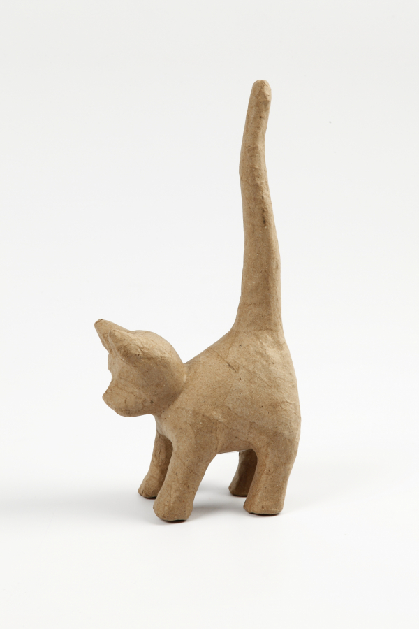 Katze, H: 28 cm, L: 12 cm