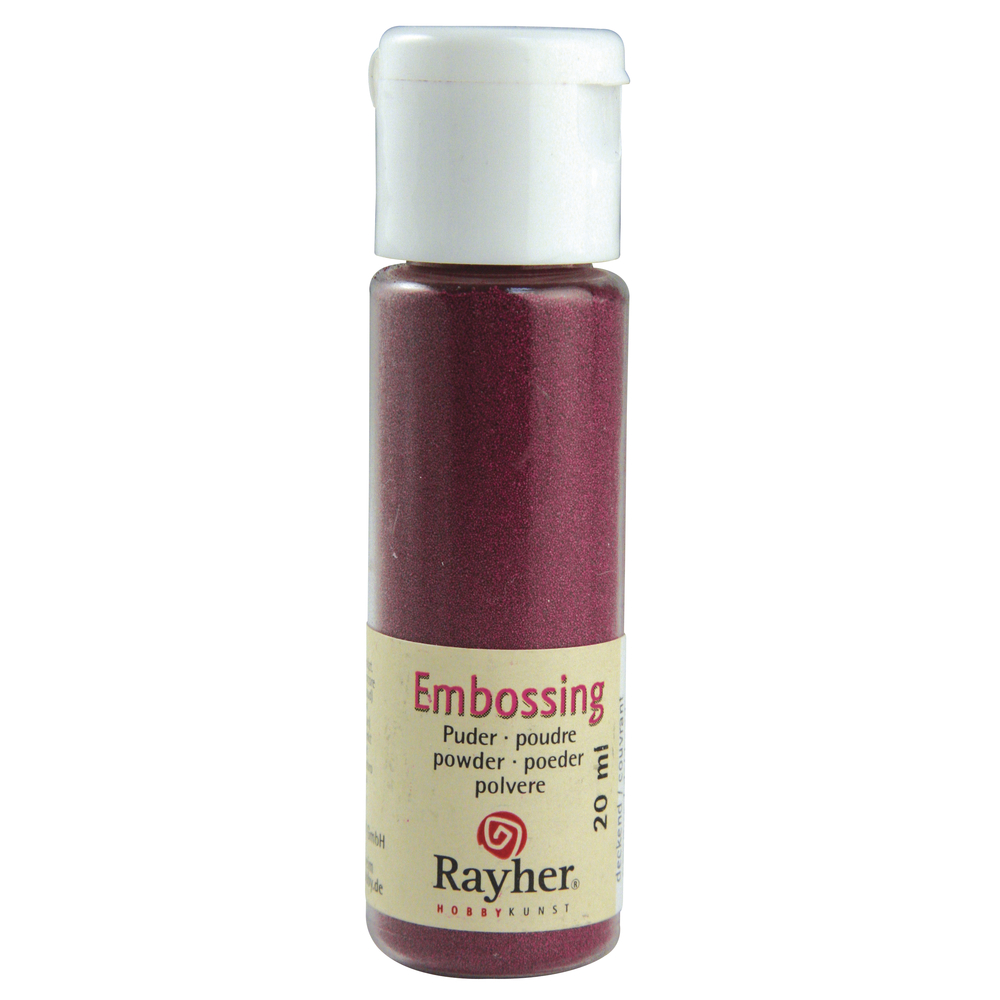 Embossing-Puder bordeaux