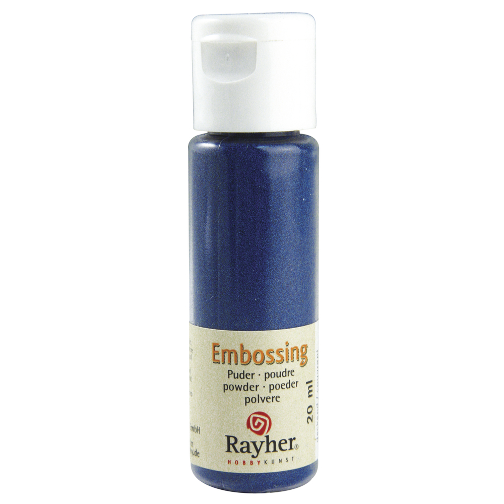 Embossing-Puder royalblau