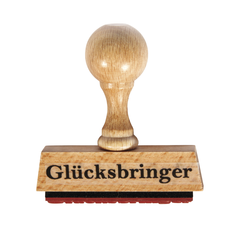 Statement-Stempel Glücksbringer