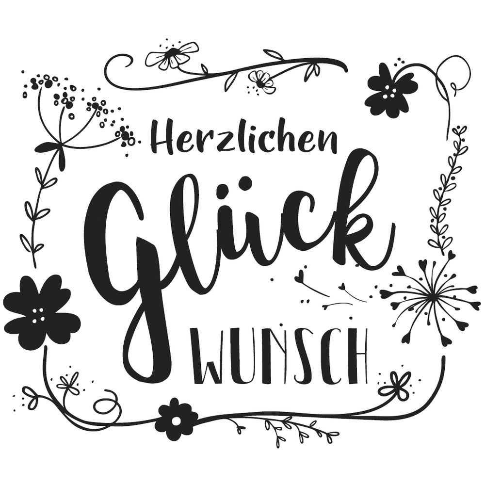 Stempel Herzlichen Glückwunsch