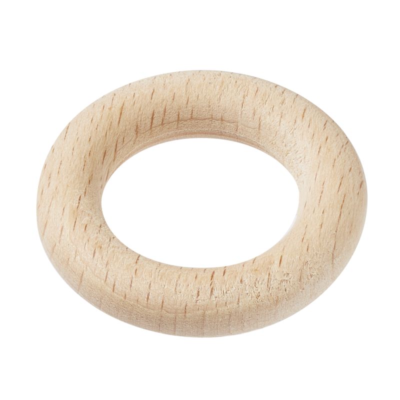 Schnulli-Holzring 35x7 mm, Buche, 5 St.