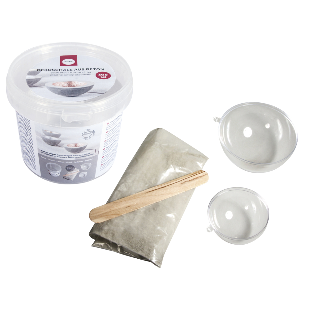 Kreativ-Beton Set " Schale", 250 g Beton