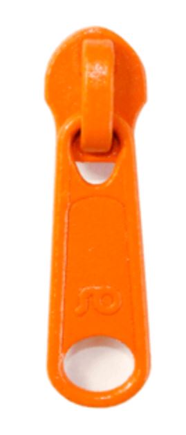 Reißverschluss-Schieber orange klein