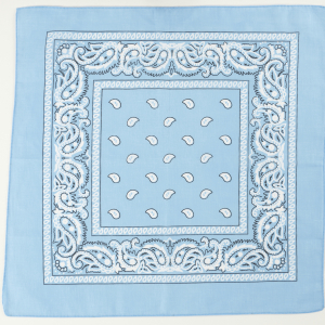 Bandana, 55x55, hellblau