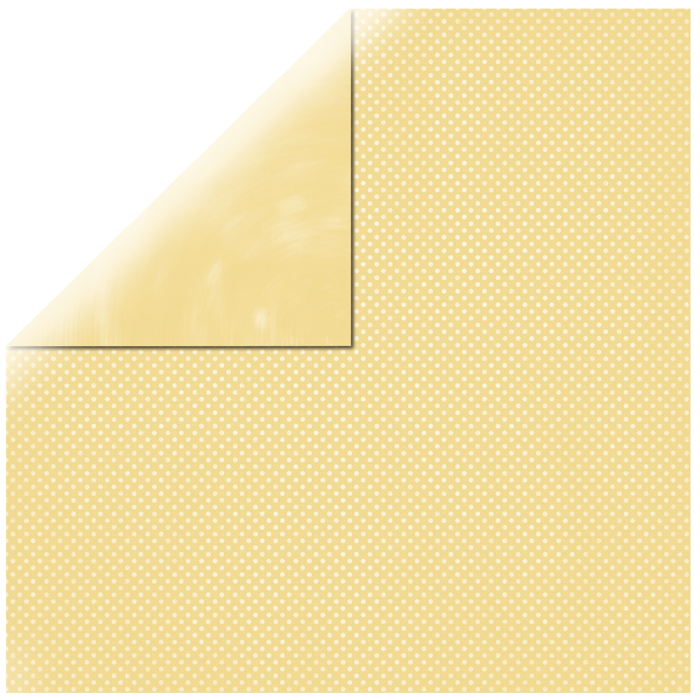 Scrapbookingpapier Double Dot, banane, 3