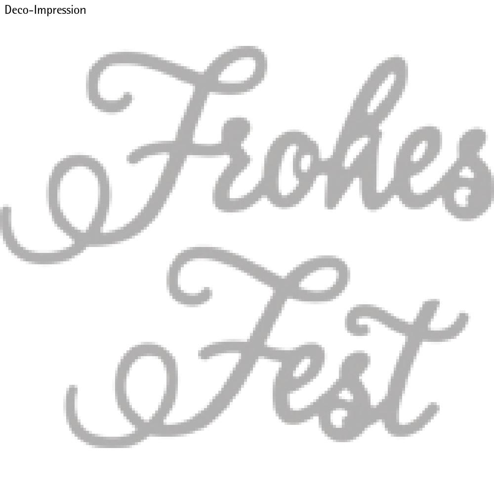 Stanzschablone "Frohes Fest"
