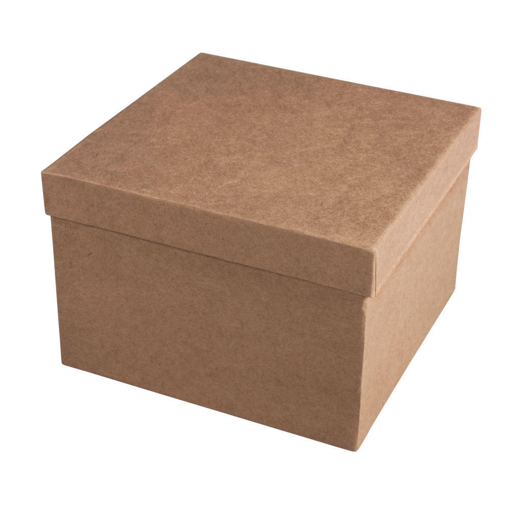 Pappmaché Schachtel Quadrat
