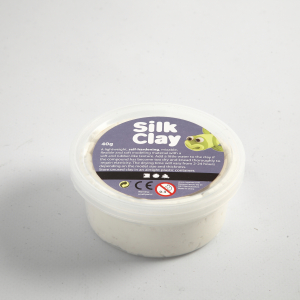 Silk Clay, 40 g, weiß