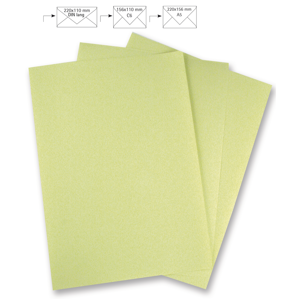 Briefbogen A4, uni, pastellgrün